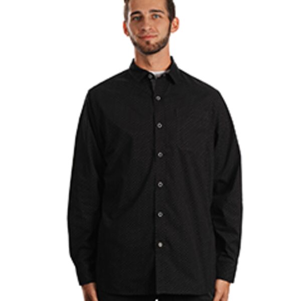 Men's Peached Poplin Woven Shirt Thumbnail
