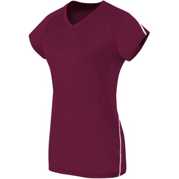 Ladies Short Sleeve Solid Jersey Thumbnail