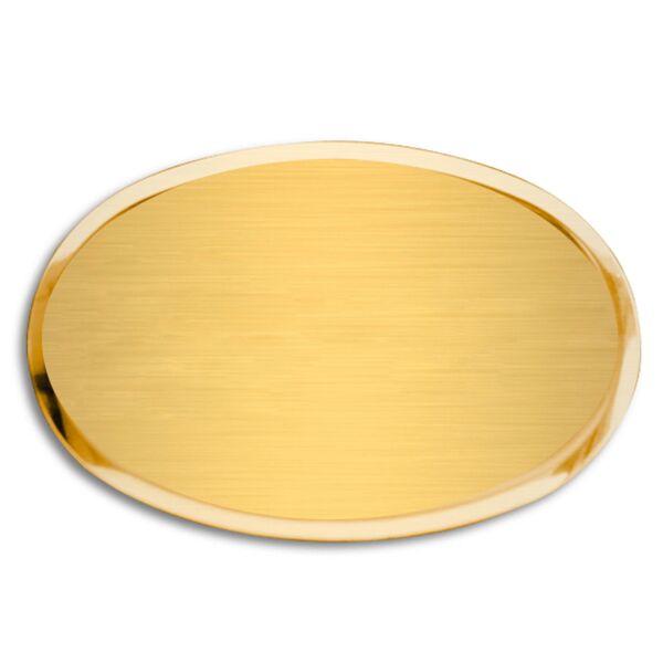 Oval Plastic Name Badge w/ Frame Thumbnail