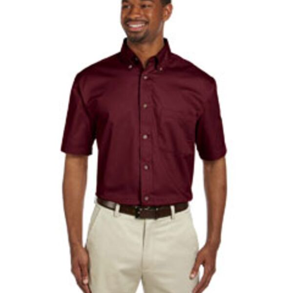 Men's Easy Blend™ Short-Sleeve Twill Shirt with Stain-Release Thumbnail