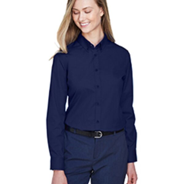 Operate  Ladies' Long Sleeve Twill Shirts Thumbnail