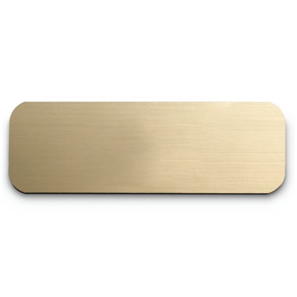 Engraved Plastic Name Badge with Personalization 1" x 3" Thumbnail