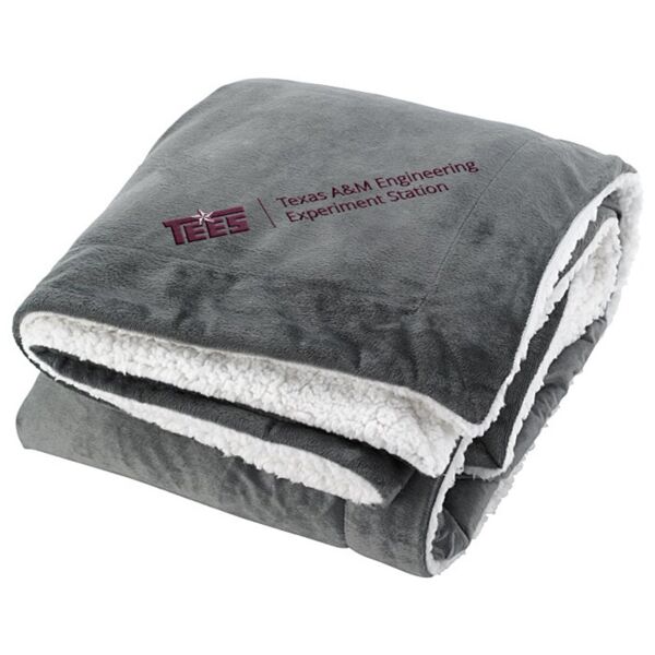 Alpine Fleece Micro Mink Sherpa Blanket Thumbnail