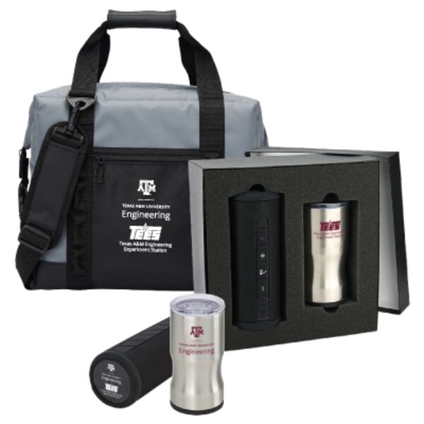 24 Insulated Can Cooler w/ Poolside Bluetooth Gift Set Thumbnail